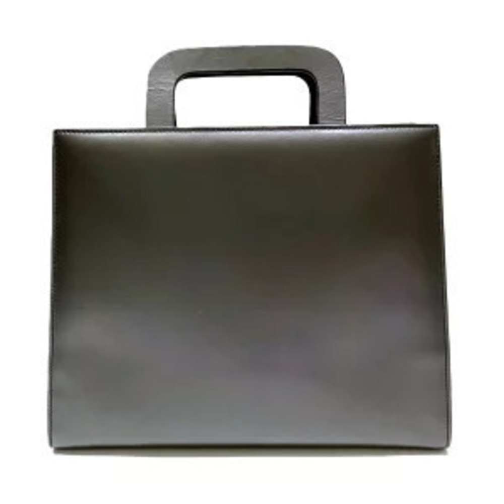 Gucci 2Way Tote leather dark Ford Bag Leather Anthracite Tom Square smooth Black